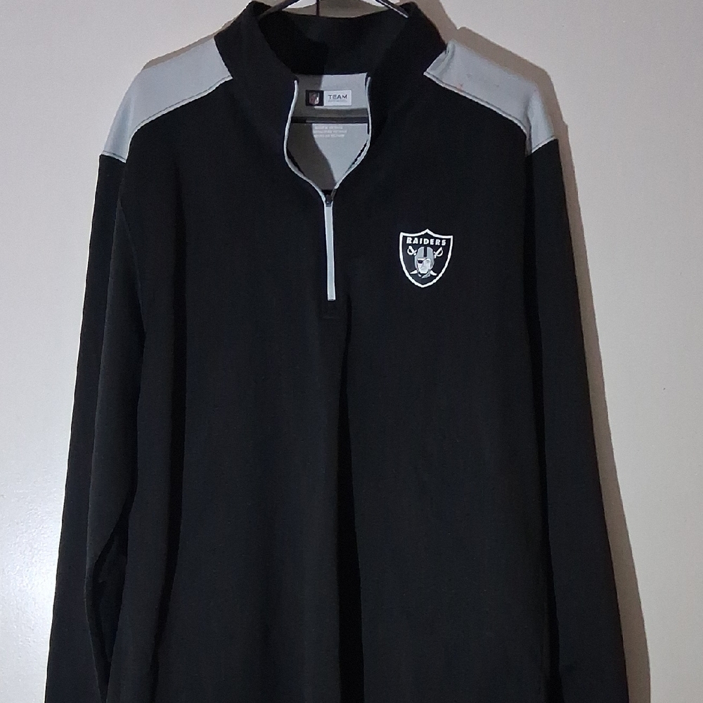 Adidas Black and Gray Quarter-Zip Pullover